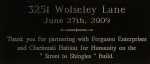 Brass engraved plate (image for) Brass engraved plate