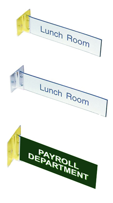 Double Sided Corridor Signs with Bracket
